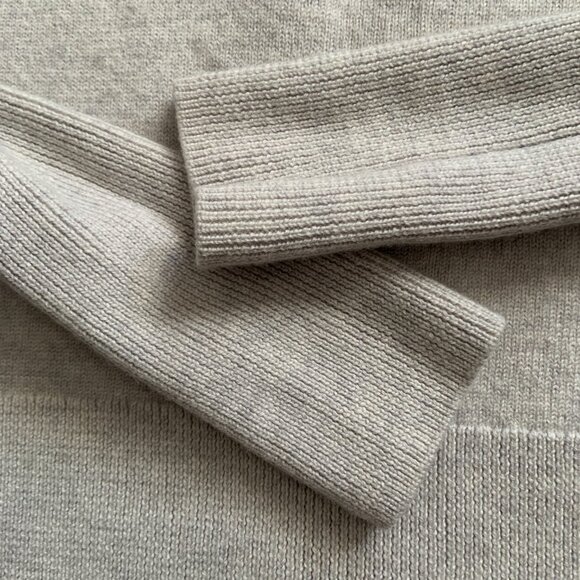 Aritzia Wilfred 100% Merino Wool Cyprie Mock Turtleneck Sweater Grey Size S - Picture 5 of 8